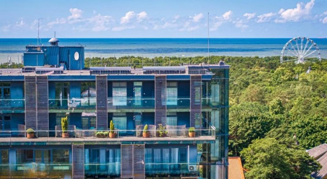 Palanga Sea View Daire Dış mekan fotoğraf
